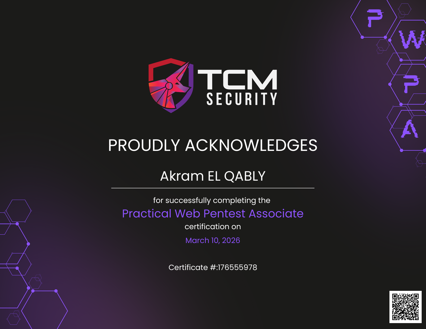 TCM Practical Web Pentest Associate